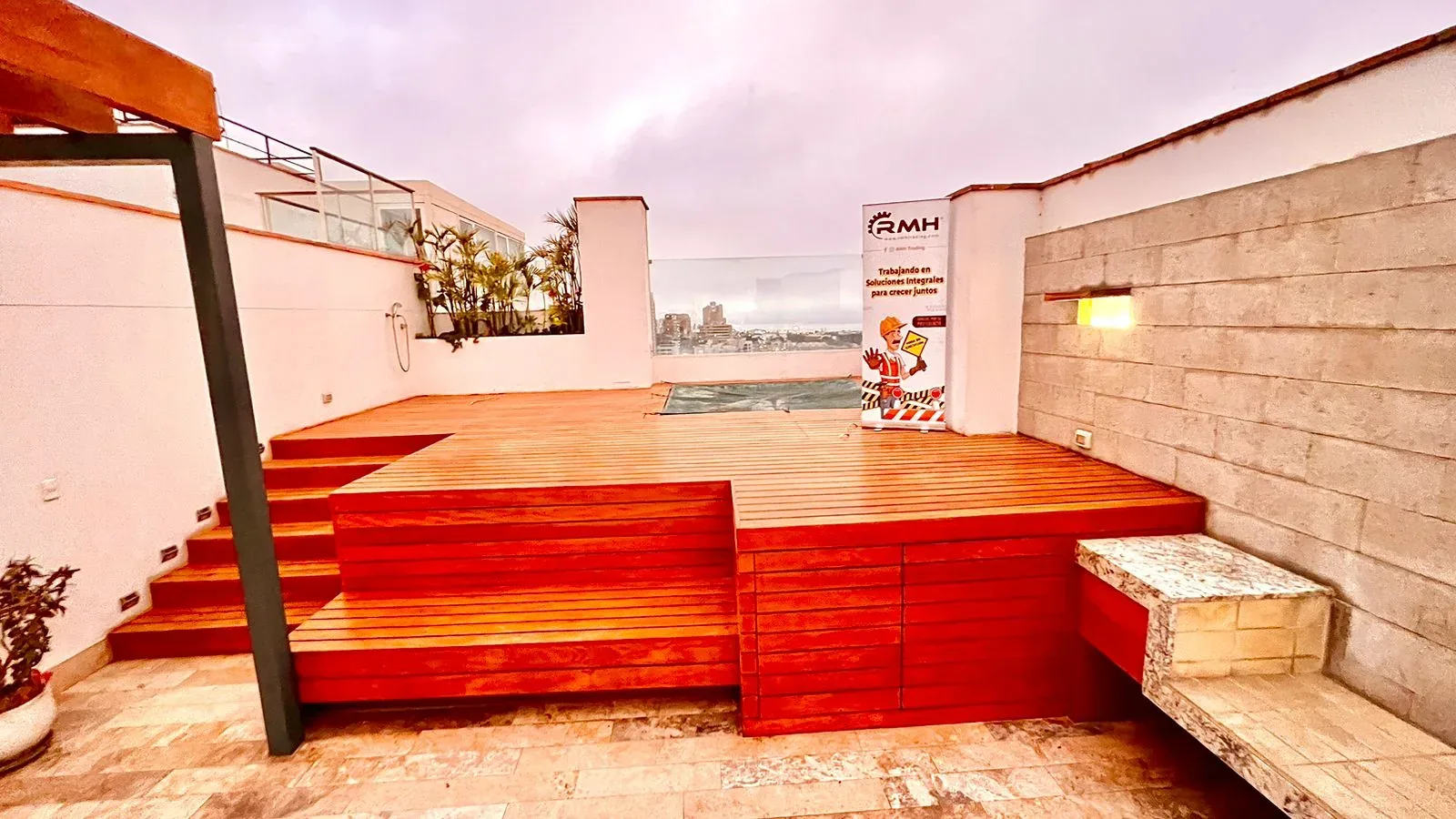 Tratamiento de madera en penthouse de San Isidro · fotografía 1